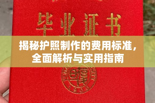阿荣旗揭秘护照制作的费用标准，全面解析与实用指南